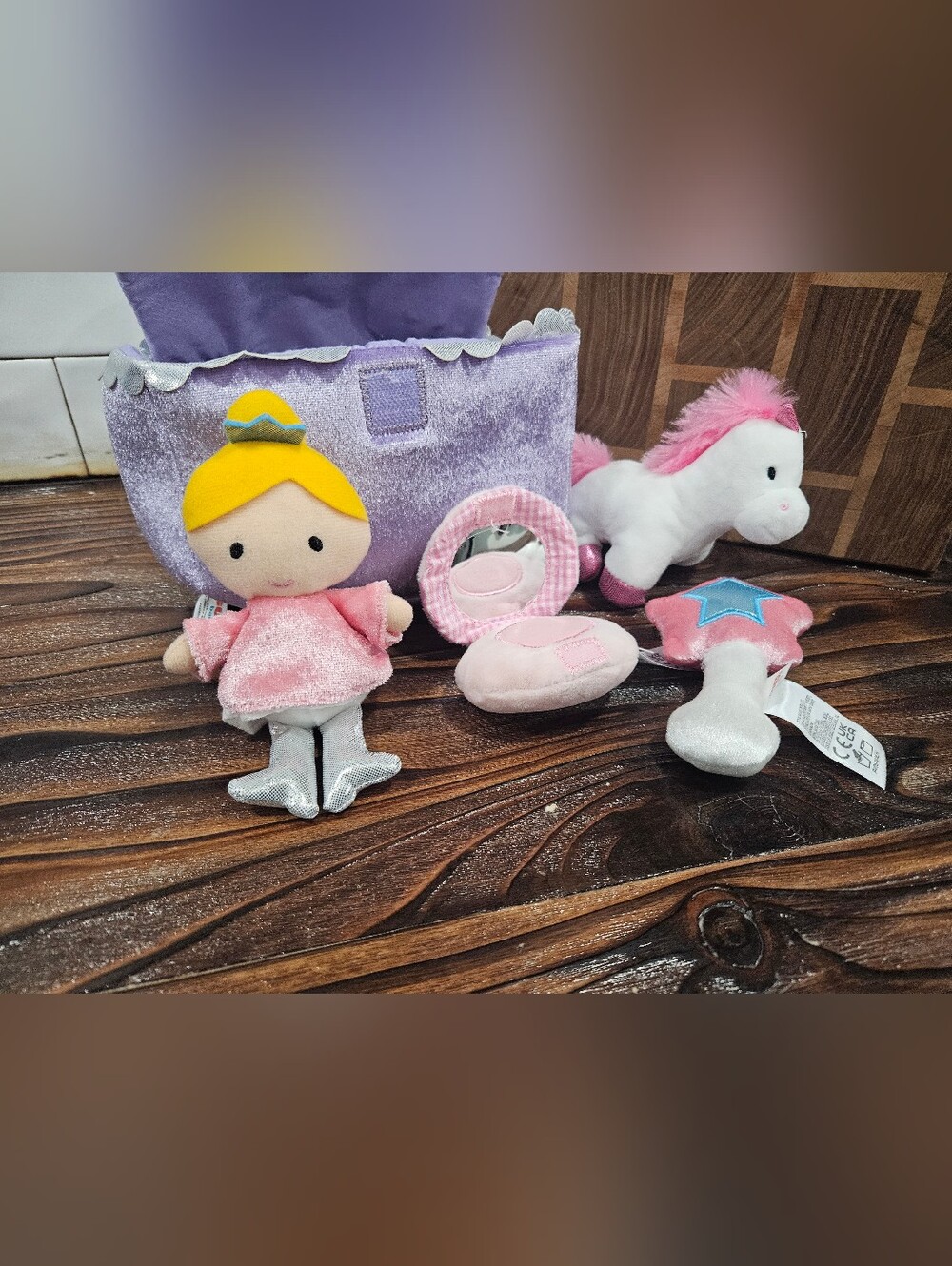 Baby Princess Castle 5 Piece Sensory Castle Plush